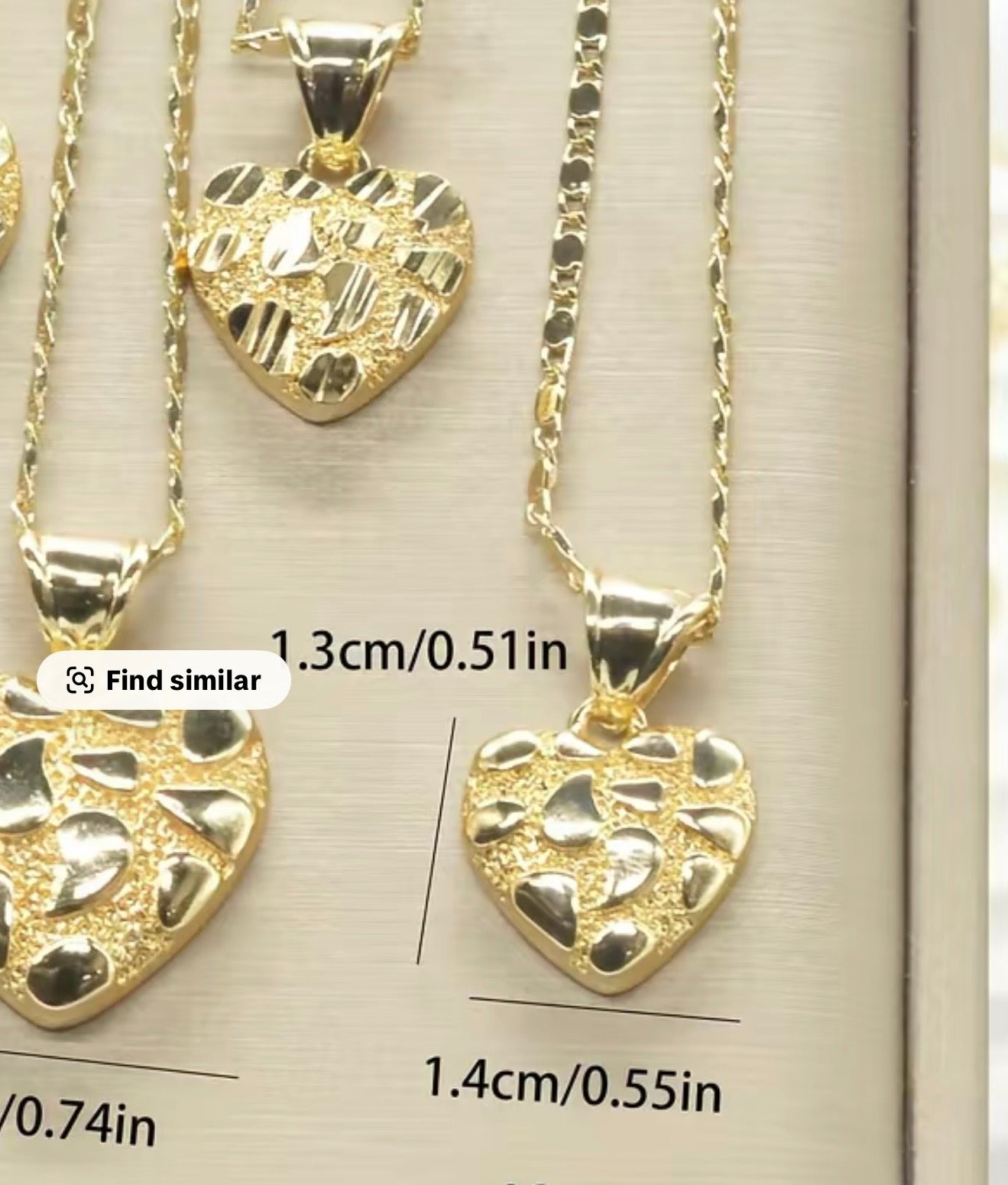 Nugget heart necklace ⛓️‍💥